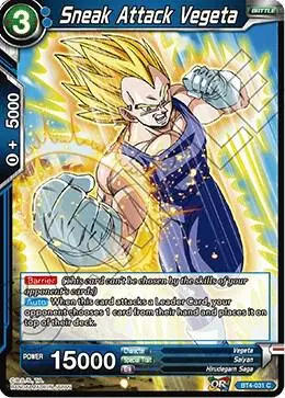 Sneak Attack Vegeta card art