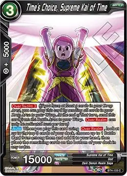 Time's Choice, Supreme Kai of Time card art