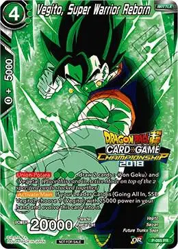 Vegito, Super Warrior Reborn card art