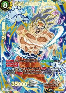 Height of Mastery Son Goku (SPR) card art