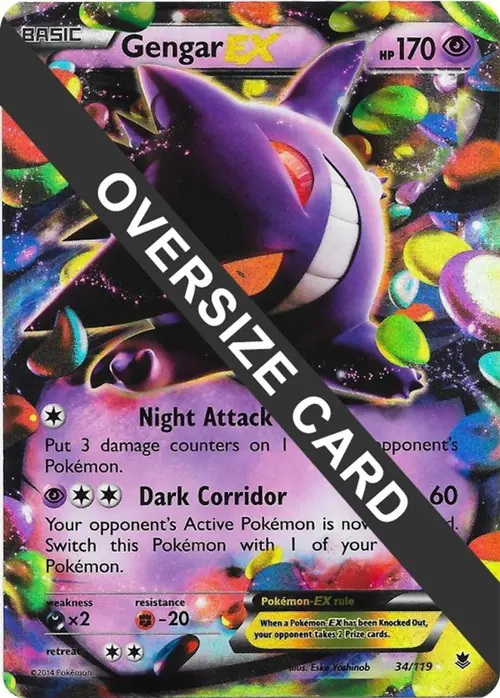 Gengar EX - 34/119 card art