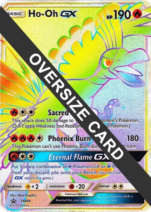 Ho-Oh GX - SM80 (SM Black Star Promo) card art