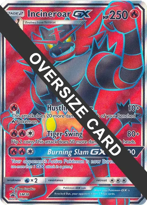 Incineroar GX - SM38 (SM Black Star Promo) card art