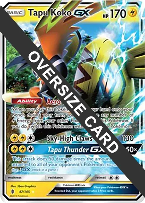 Tapu Koko GX - 47/145 card art