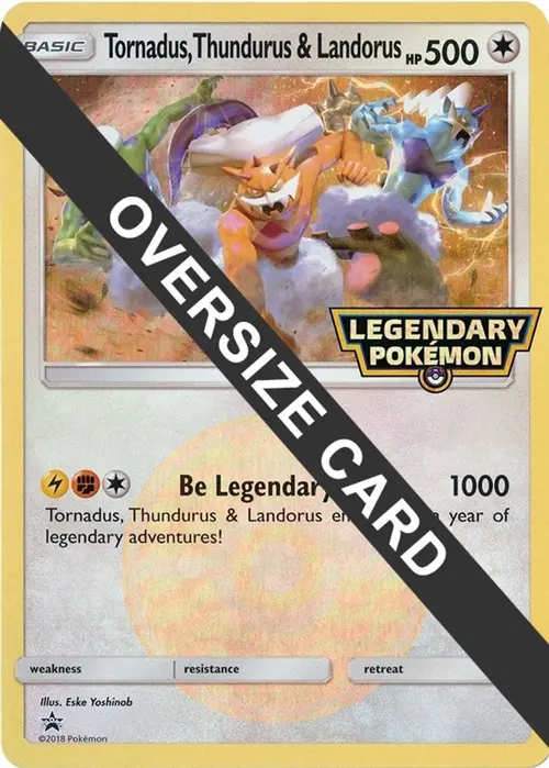 Tornadus, Thundurus & Landorus (Forces of Nature Promo) card art