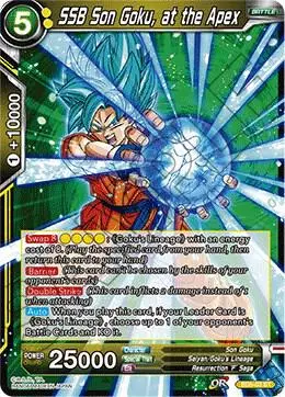 SSB Son Goku, at the Apex card art