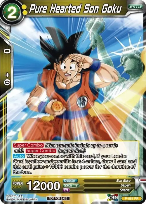 Pure Hearted Son Goku card art