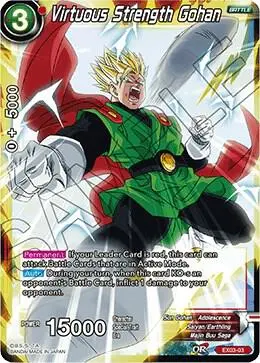 Virtuous Strength Gohan card art