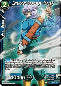 Determined Time Leaper Trunks card art