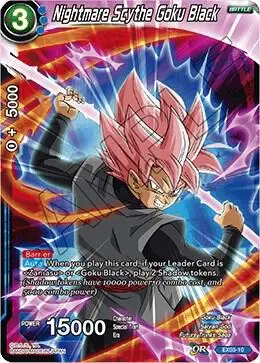Nightmare Scythe Goku Black card art