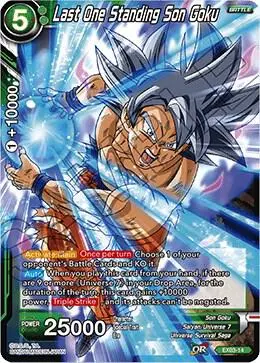 Last One Standing Son Goku card art