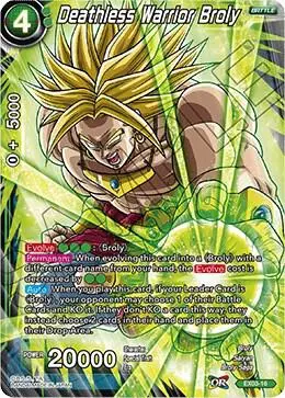 Deathless Warrior Broly card art