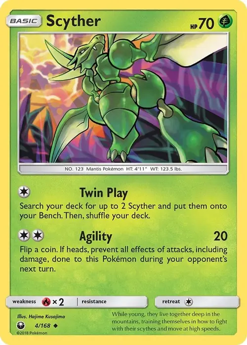 Scyther card art