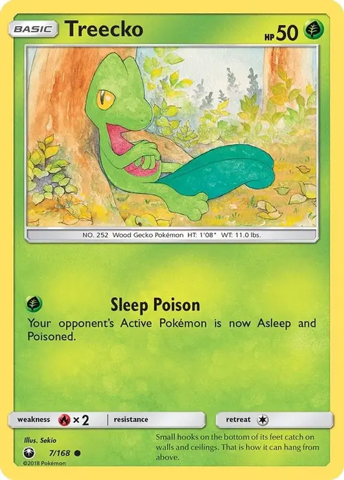 Treecko (7) card art