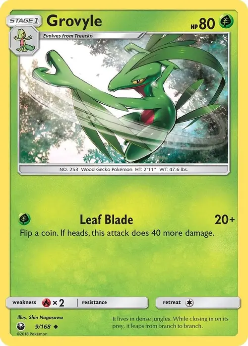 Grovyle card art