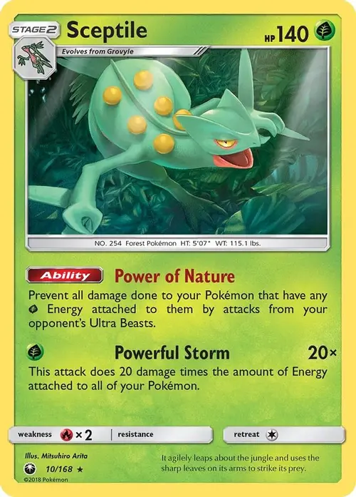 Sceptile card art