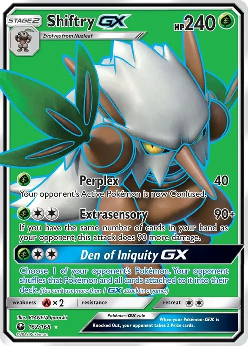 Shiftry GX (Full Art) card art