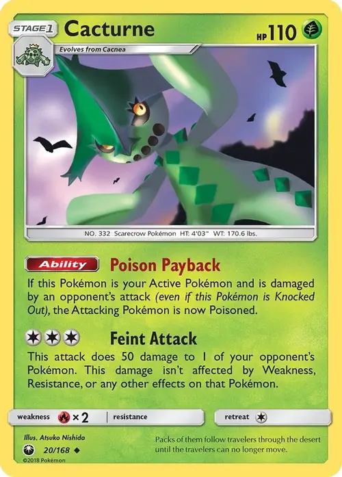 Cacturne card art