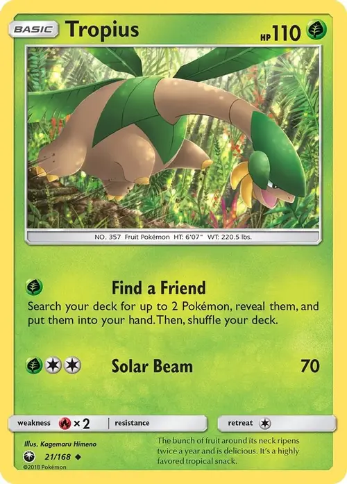Tropius card art