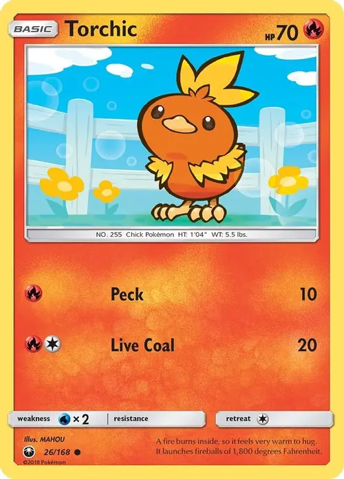 Torchic (26) card art