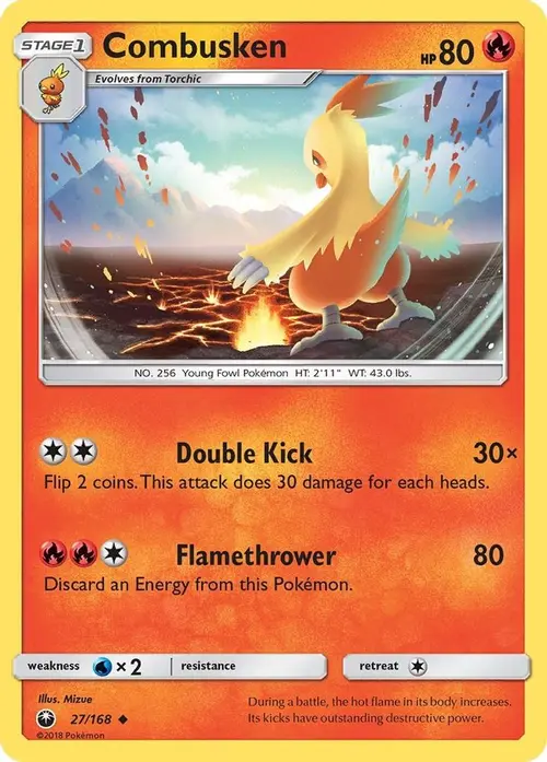 Combusken card art