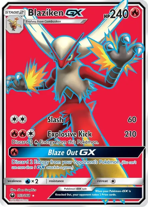 Blaziken GX (Full Art) card art