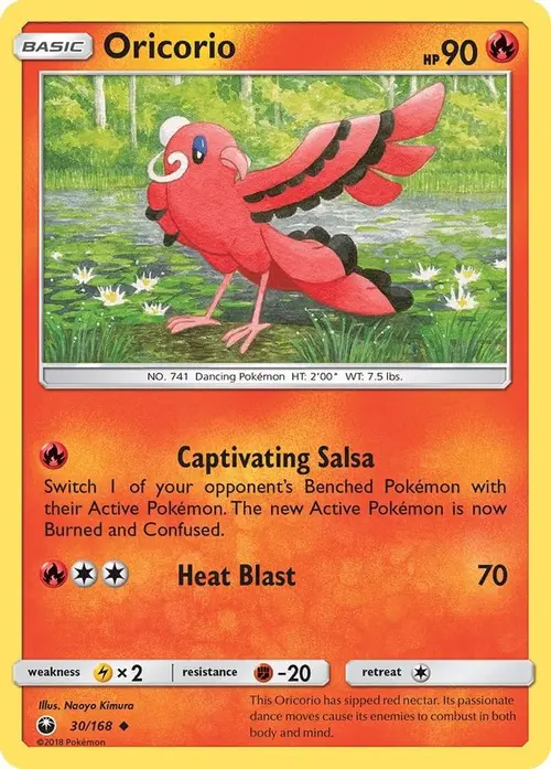 Oricorio (30) card art