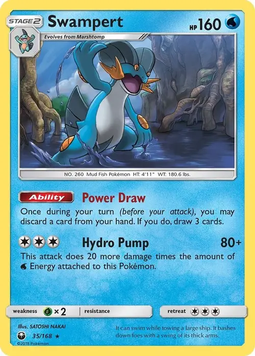 Swampert card art
