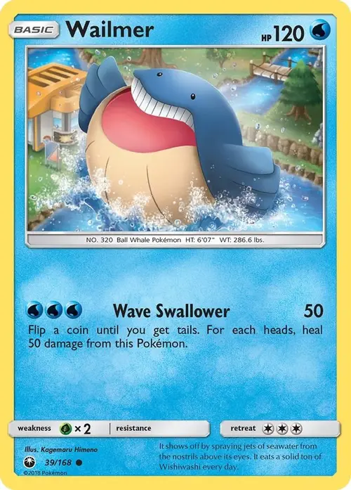 Wailmer card art