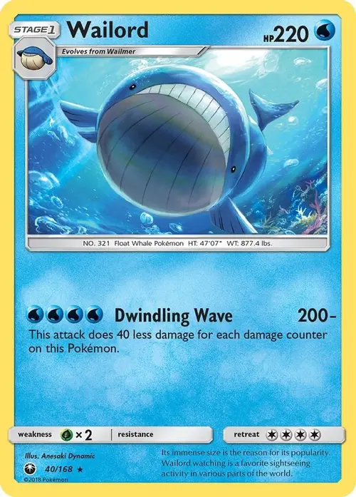 Wailord card art