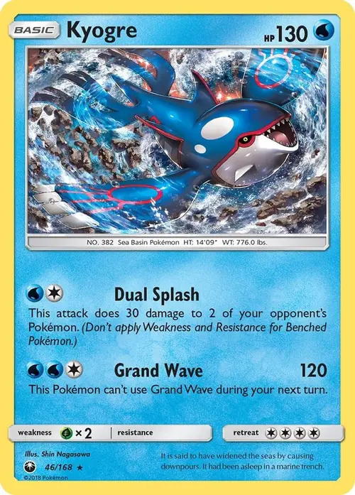 Kyogre card art