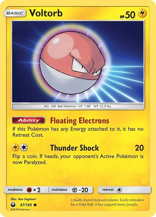 Voltorb card art