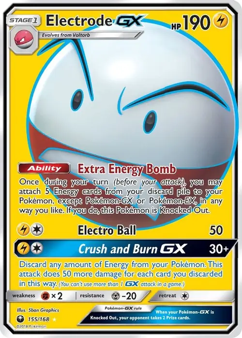Electrode GX (Full Art) card art
