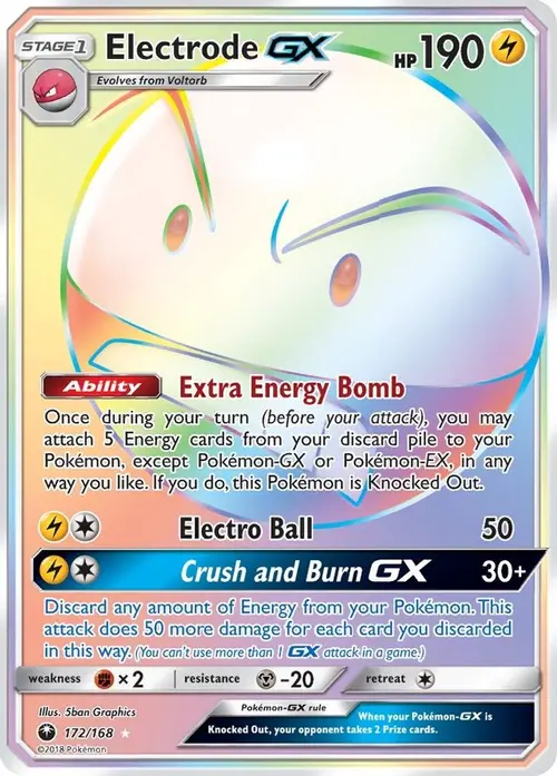 Electrode GX (Secret) card art