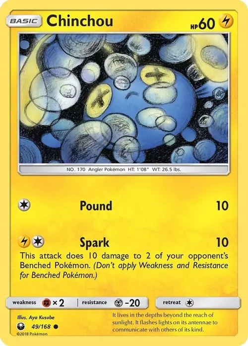 Chinchou card art