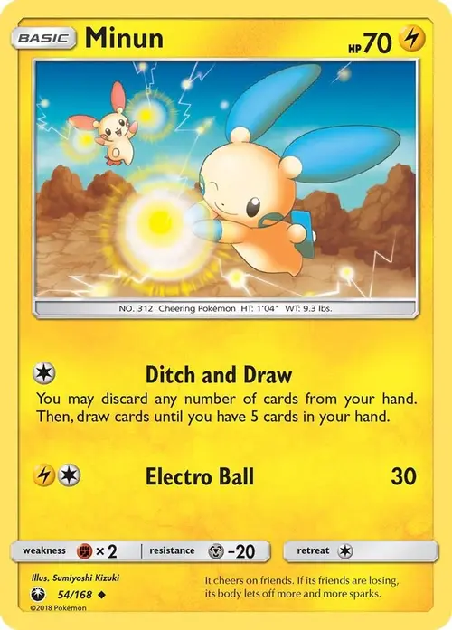 Minun card art