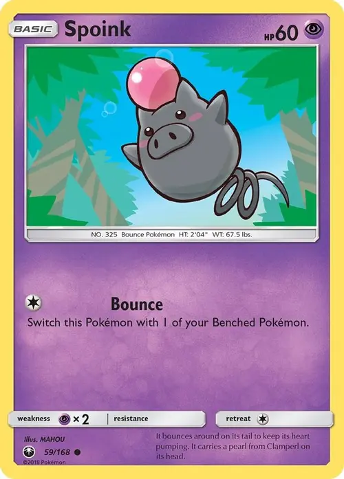 Spoink card art