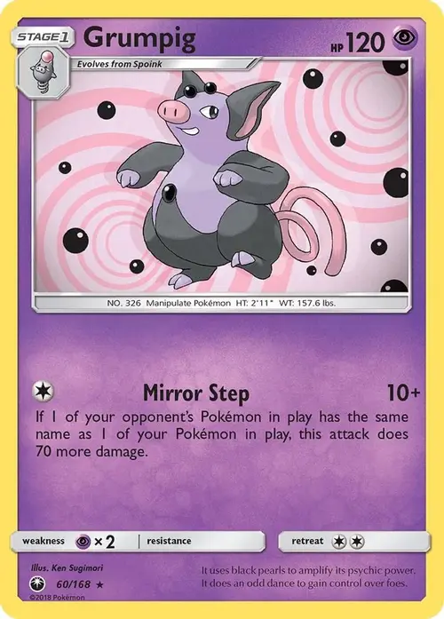 Grumpig card art