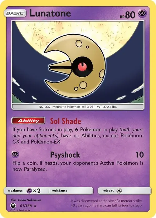 Lunatone card art