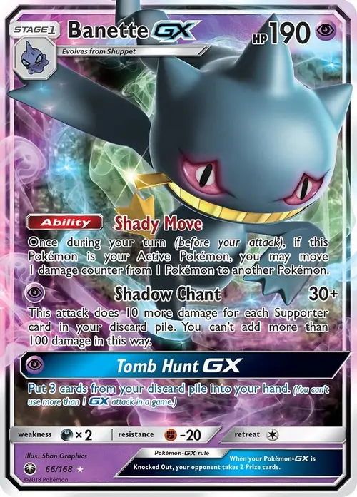 Banette GX card art