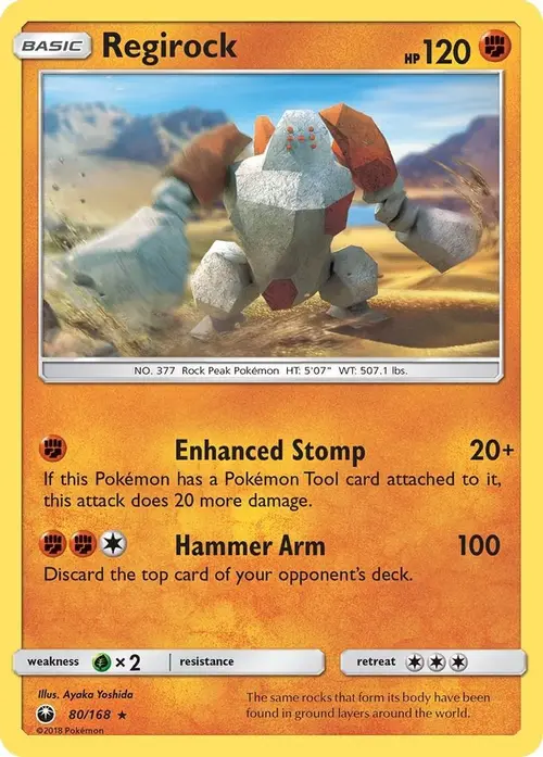 Regirock card art