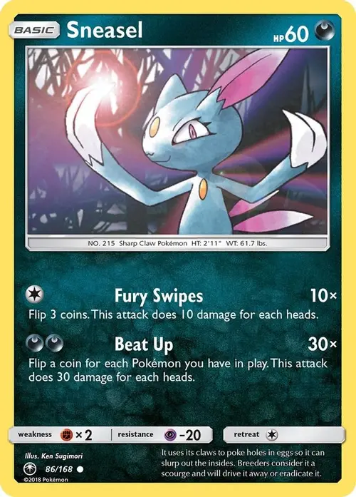 Sneasel card art
