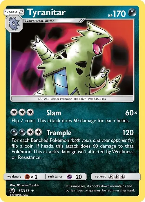 Tyranitar card art