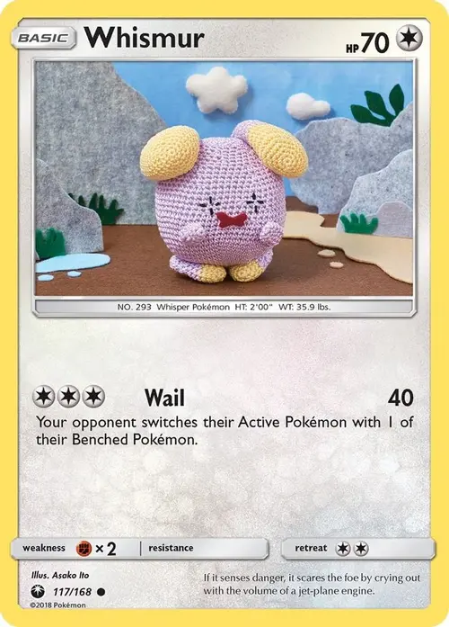 Whismur (117) card art