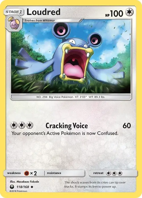 Loudred card art
