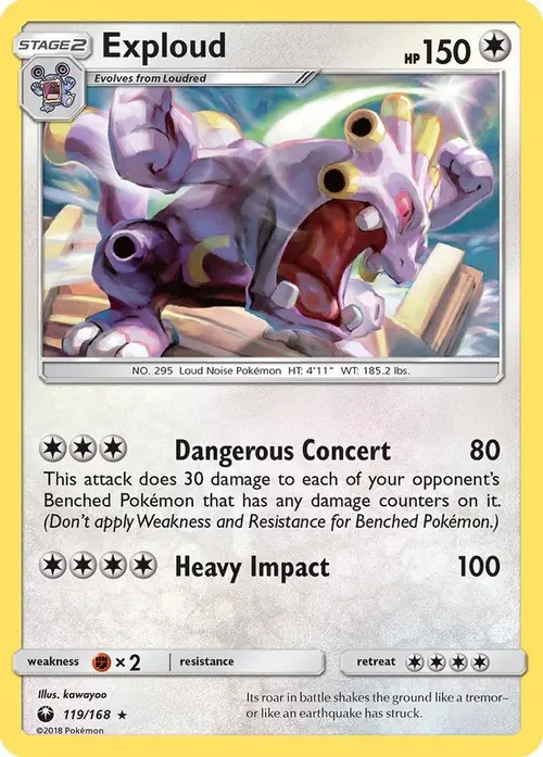Exploud card art