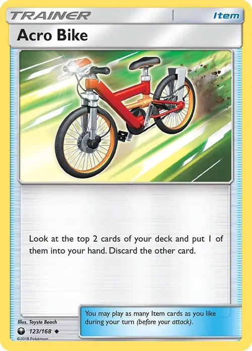 Acro Bike card art