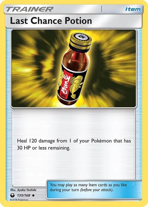 Last Chance Potion card art