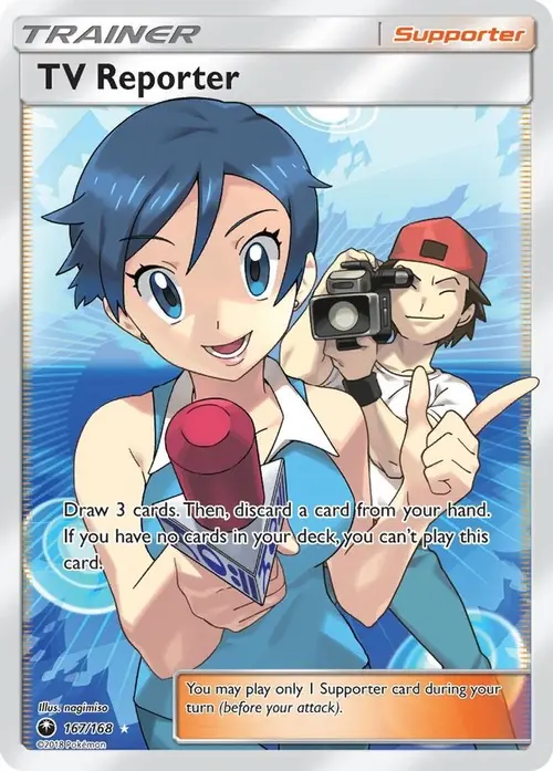 TV Reporter (Full Art) card art