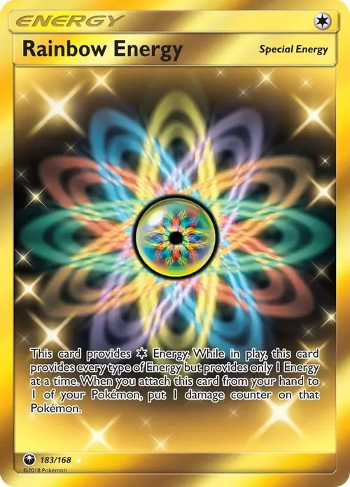 Rainbow Energy (Secret) card art